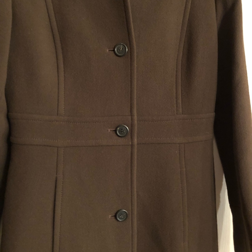 ‼️SOLD‼️ NWOT! J.Crew Brown Wool-Blend Coat - Picture 3 of 7